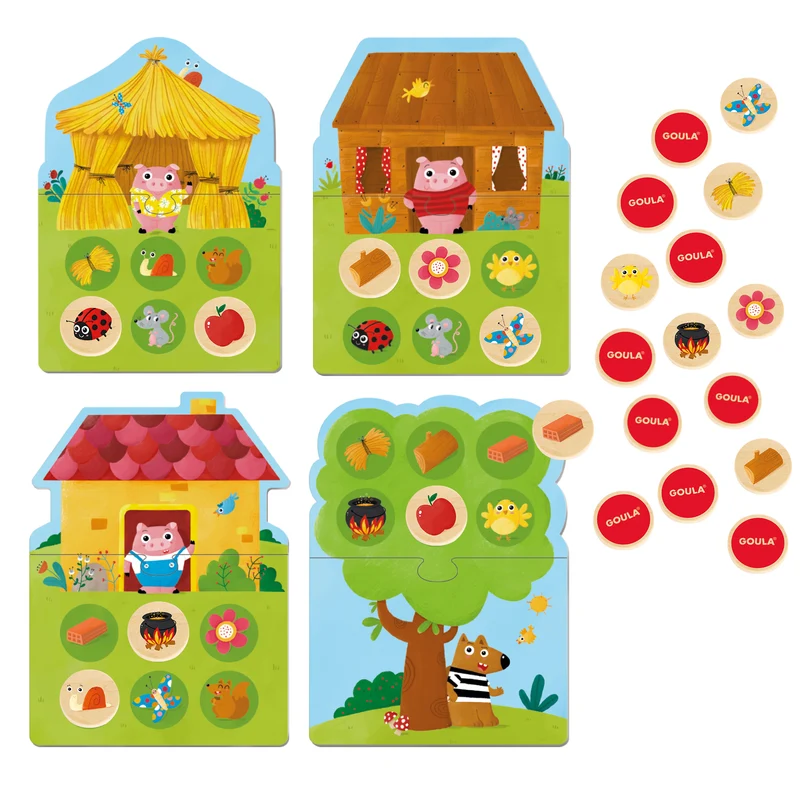 Goula - 3 Little Pigs Memo&Loto