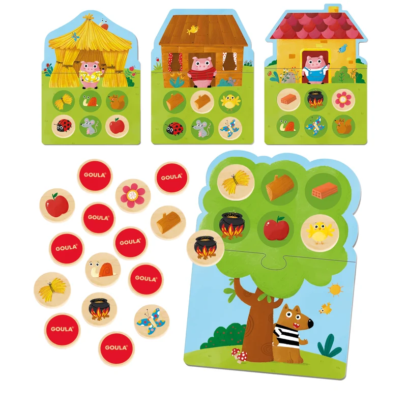 Goula - 3 Little Pigs Memo&Loto
