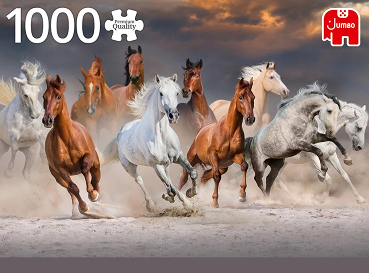 Premium Collection - Desert Horses (1000 pieces)