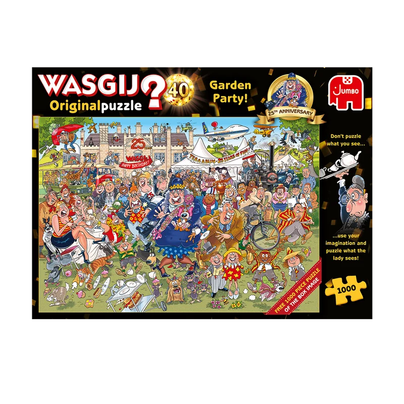 Wasgij Original 40 - 25th Anniversary Garden Party! (2x1000 pieces)