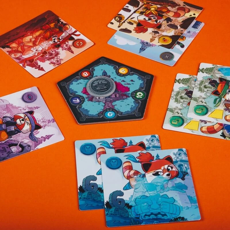 Red Panda - Juego de mesa - ROCKET LEMON - 2-6 jugadores - 7+ años - 15 min