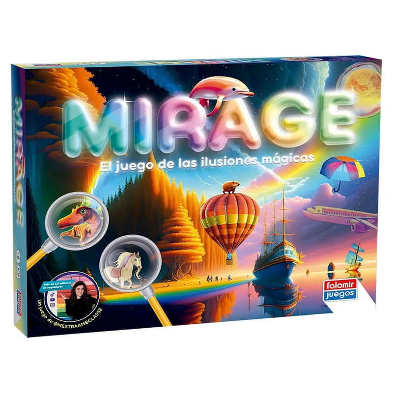 Mirage - Juego de mesa - FALOMIR - 2-6 jugadores - 5+ años - Menos de 30 min