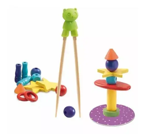Totem Zen - Juego de mesa - Djeco - 2-4 jugadores - 6+ años - 15 min
