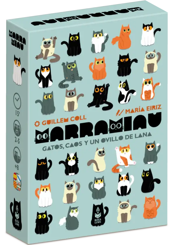 Marramiau - Juego de mesa - Buscalume - 2-5 jugadores - 8+ años - 15-20 min