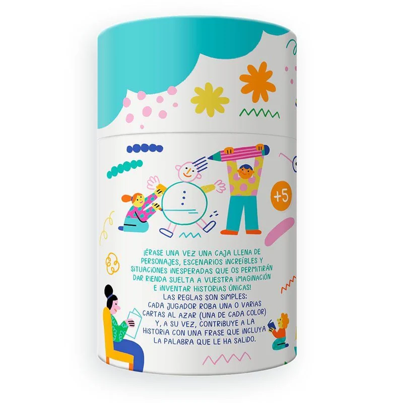 52 desafíos para crear historias - Juego de mesa - The Happy Gang - 2+ jugadores - 5+ años - Duración variable