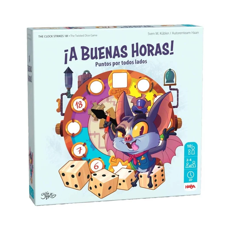 ¡A Buenas Horas! - Juego de mesa - Haba - 2-4 jugadores - 10+ años - 20 min
