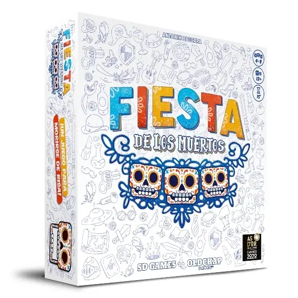Fiesta de los Muertos - Juego de mesa - SD GAMES - 4-8 jugadores - 12+ años - 15 min