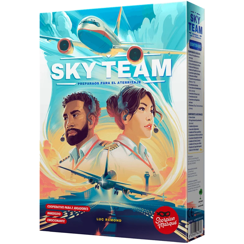 Sky Team - Juego de mesa - Le Scorpion Masqué - 2 jugadores - 12+ años - 20 min