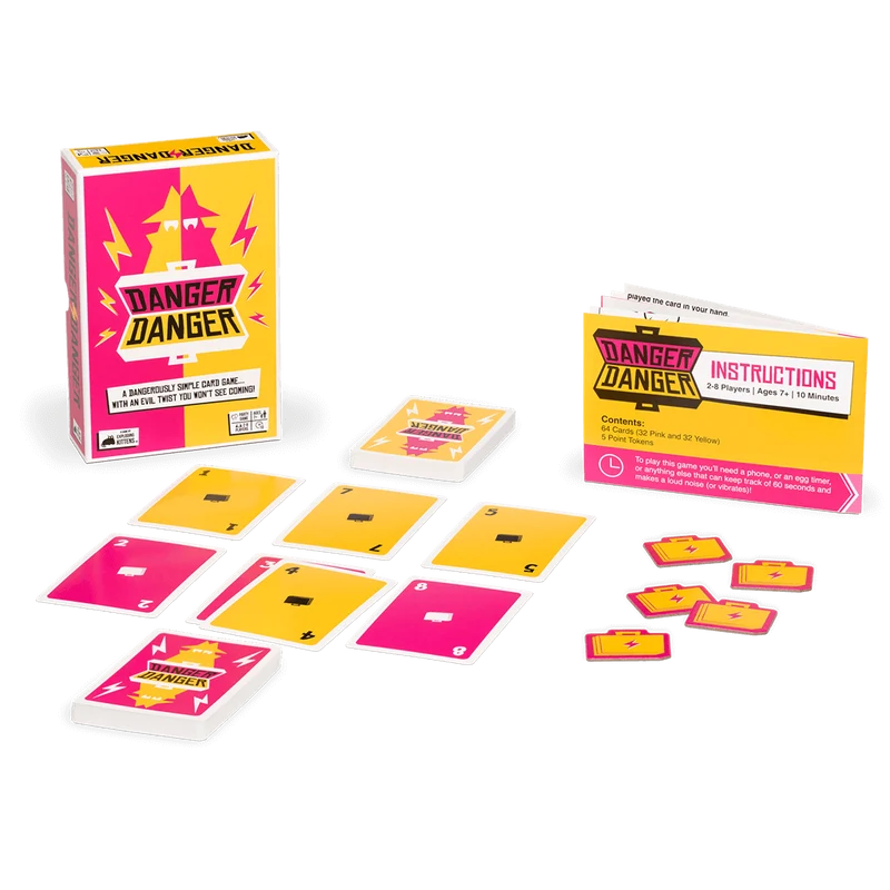 Danger Danger - Juego de mesa - Exploding Kittens - 2-8 jugadores - 7+ años - 10 min