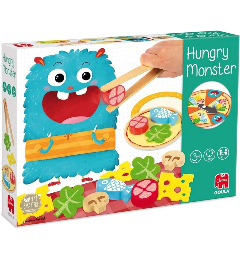 HUNGRY MONSTER - Juego de mesa - Goula - 2-4 jugadores - 3+ años - 10 min