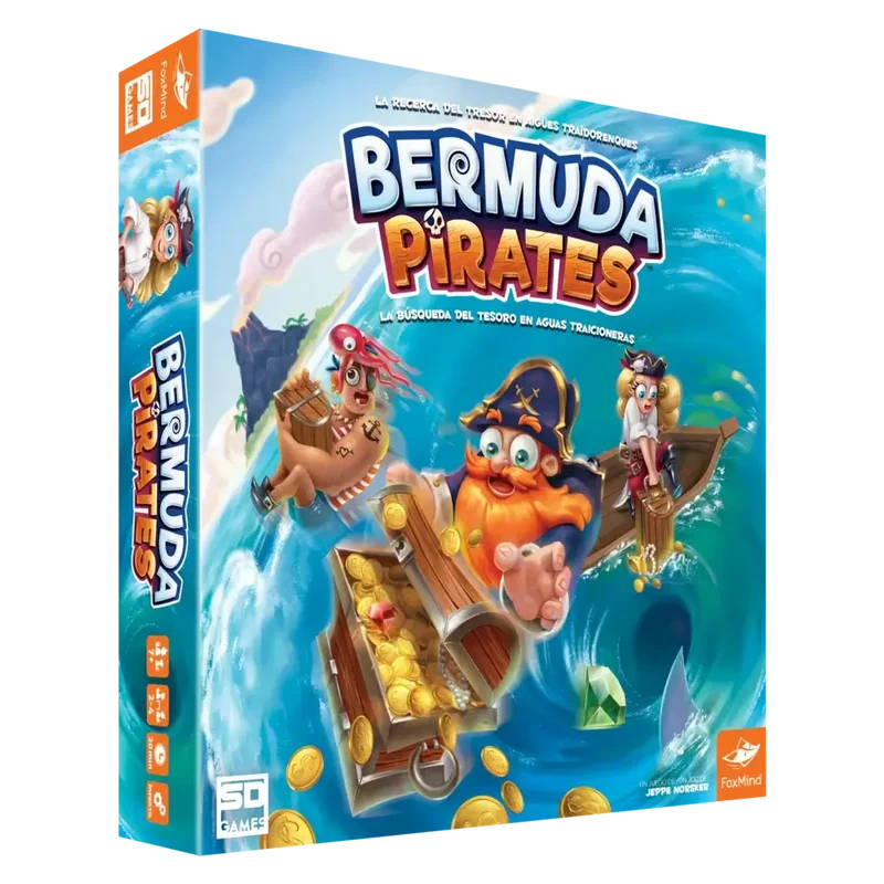 Bermuda Pirates - Juego de mesa - SD GAMES - 2-4 jugadores - 7+ años - 20 min