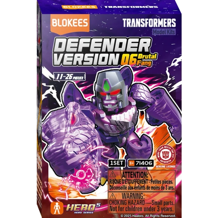 Blokees Transformers Defender Version: 06 Brutal Fang Unitario 71406
