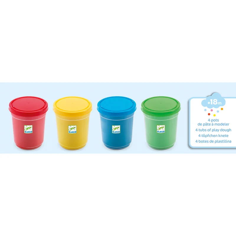 Pasta moldear (4 ud) · DJECO
