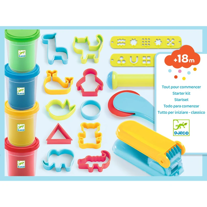 Estuche pasta moldear con accesorios · DJECO