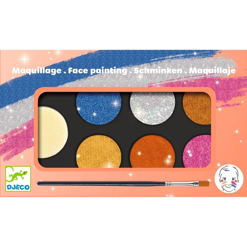 Paleta Maquillaje Efecto Metal · DJECO