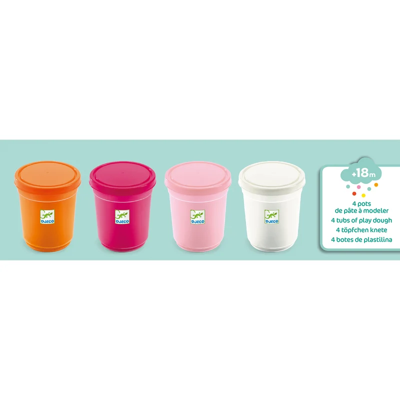 Pasta moldear Sweet (4 ud) · DJECO