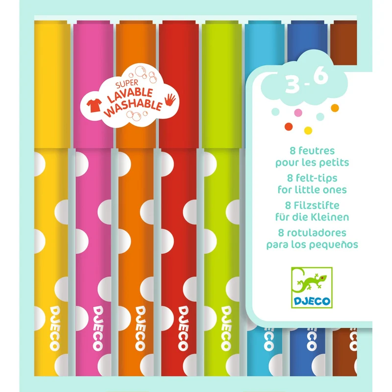 Rotuladores (8 ud) · DJECO
