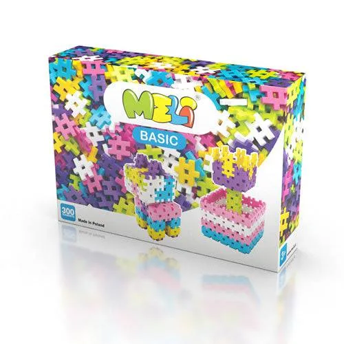 Bloques Meli · Basic Pastel 300 piezas