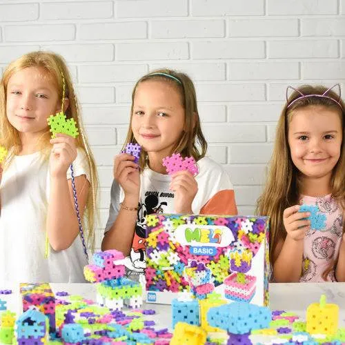 Bloques Meli · Basic Pastel 300 piezas