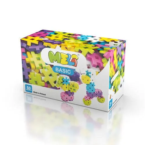 Bloques Meli · Basic Pastel 50 piezas