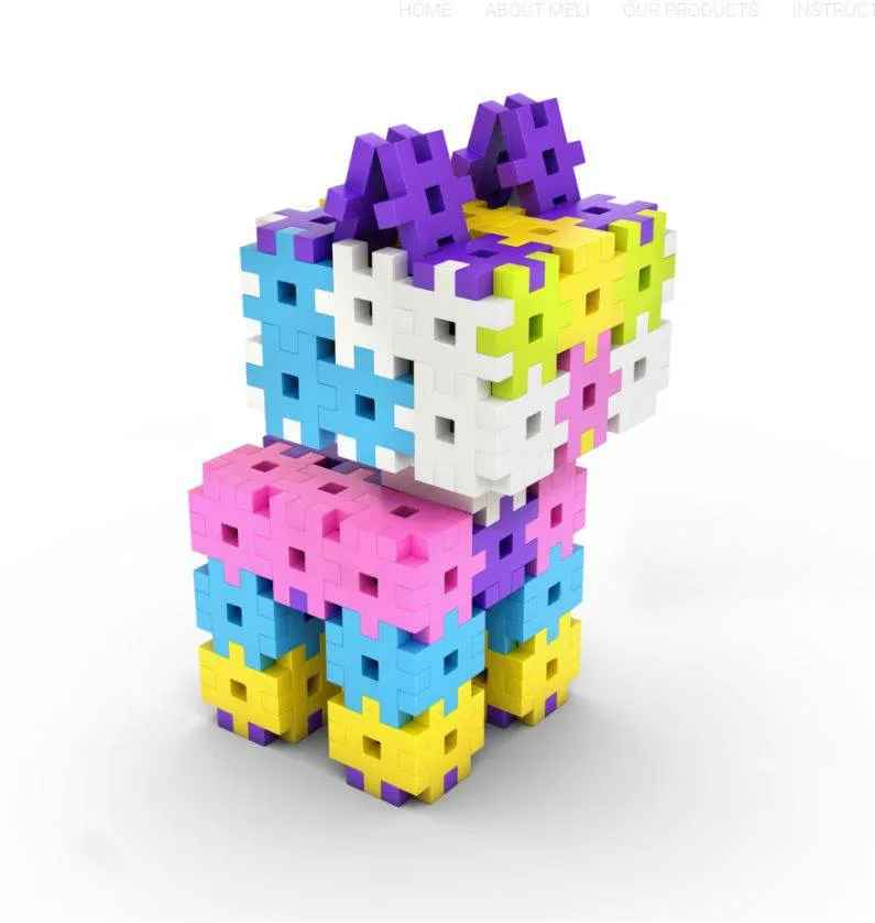 Bloques Meli · Basic Pastel 50 piezas