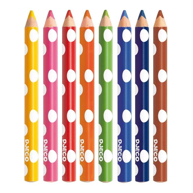 Lápices de colores (8 ud) · DJECO