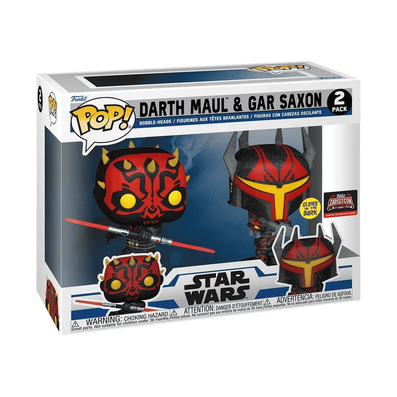 Funko Pop Star Wars Clonewars Maul Gar Saxon