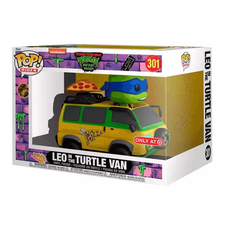 Funko Pop Tortugas Ninja Leonardo en Furgoneta Van