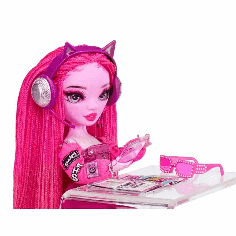 Shadow High Muñeca de moda serie 3 - Pinkie James (Rosa)