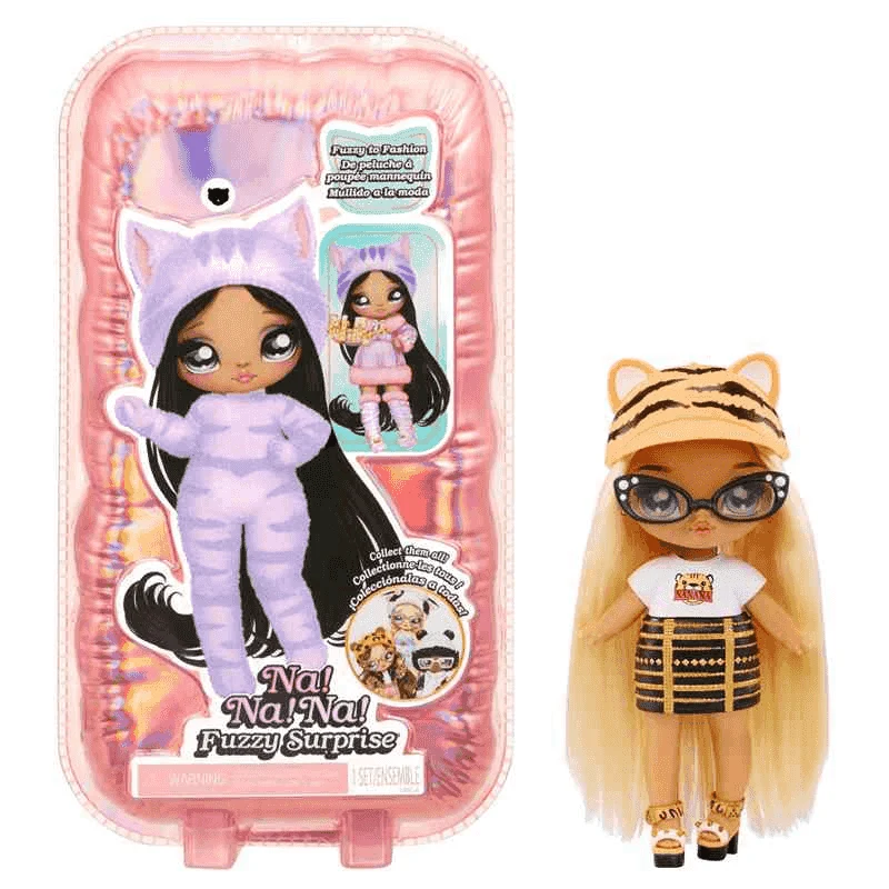Na! Na! Na! Muñeca Fuzzy Surprise - Tiger Girl (Chica Tigre)
