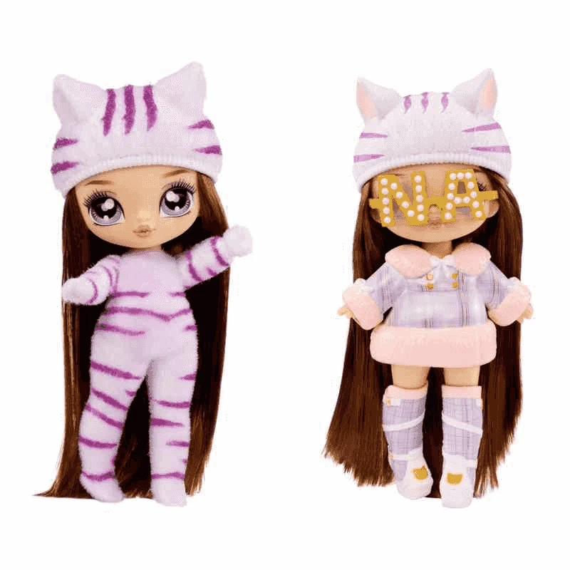 Na! Na! Na! Muñeca Fuzzy Surprise - Tabby Cat Girl (Chica Gato Tabby)