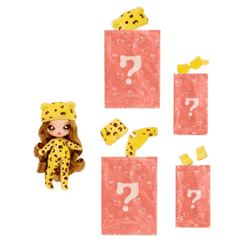 Na! Na! Na! Muñeca Fuzzy Surprise - Jaguar Girl (Chica Jaguar)