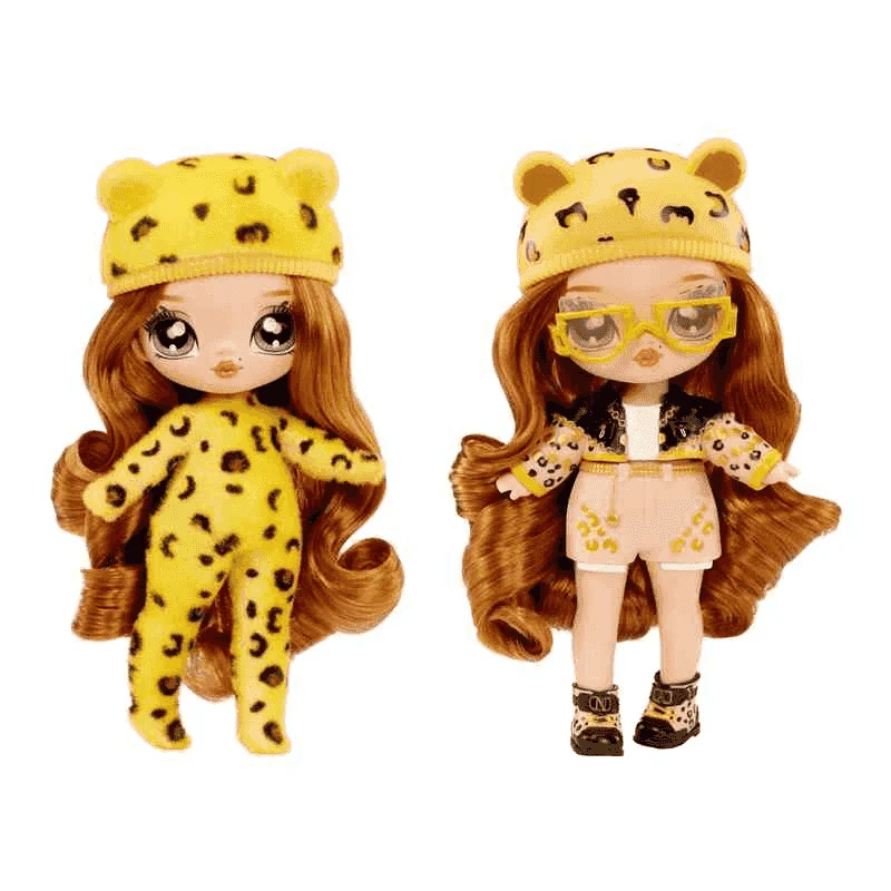 Na! Na! Na! Muñeca Fuzzy Surprise - Jaguar Girl (Chica Jaguar)
