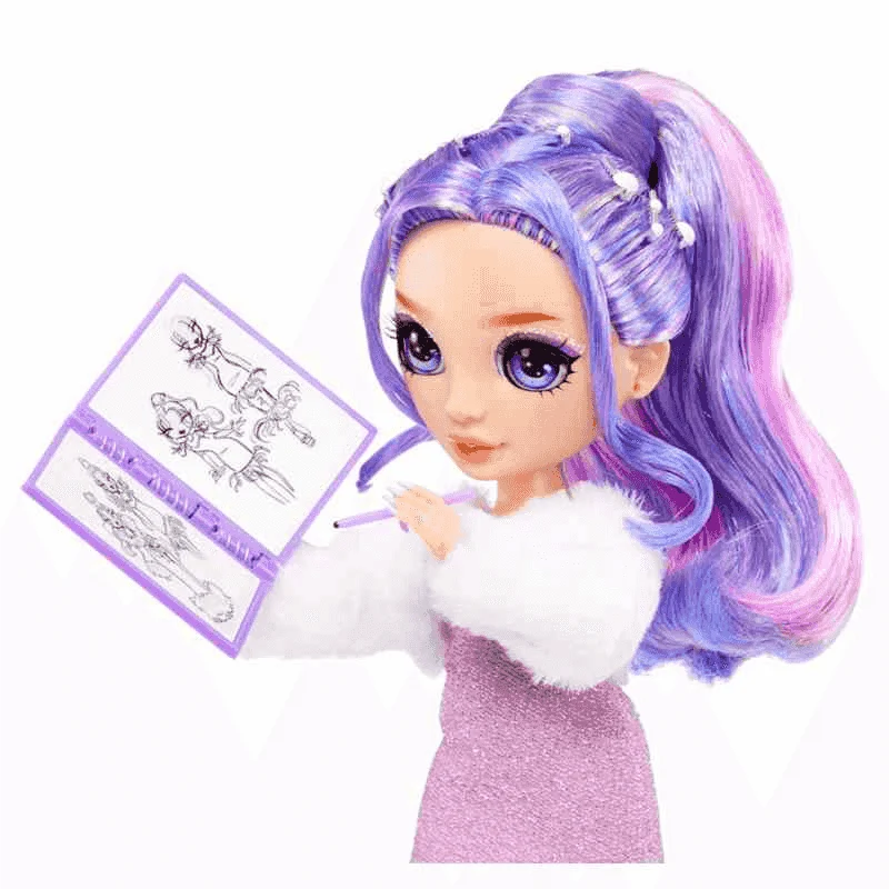 Rainbow High Muñeca de moda Fantastic Fashion Doll - Violet