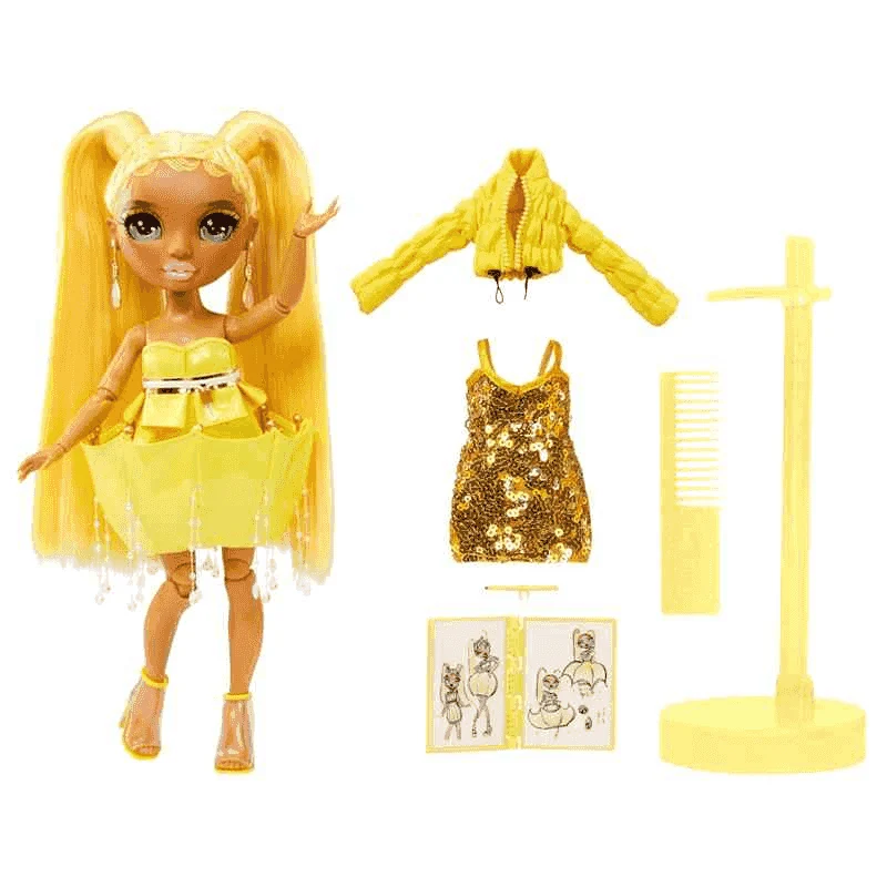 Rainbow High Muñeca de moda Fantastic Fashion Doll - Sunny