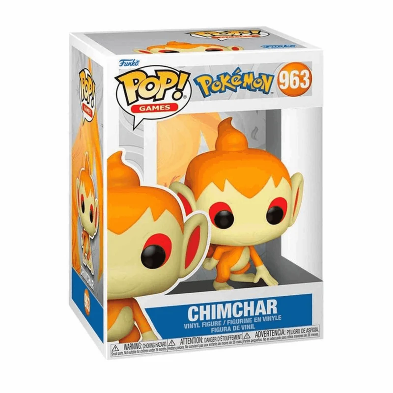 Funko Pop Pokemon Chimchar: Figura coleccionable del videojuego. ¡Ideal para fans de Pokemon!