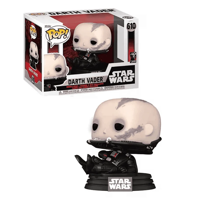 Funko Pop Star Wars Rotj 40Th Vader Sin Máscara