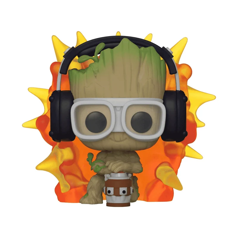 Funko Pop Marvel Groot con detonador