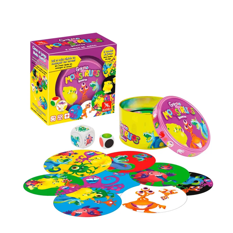 Juego de Mesa Grabolo Monstruos Reverso