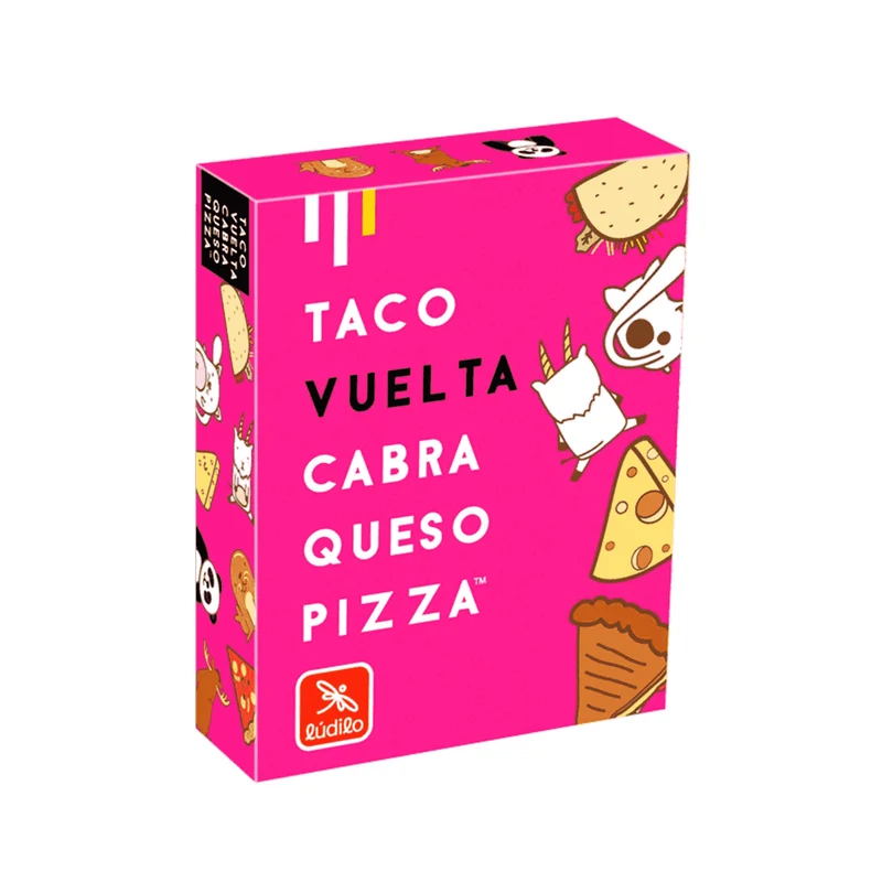 Juego de Mesa Taco, vuelta, cabra, queso, pizza