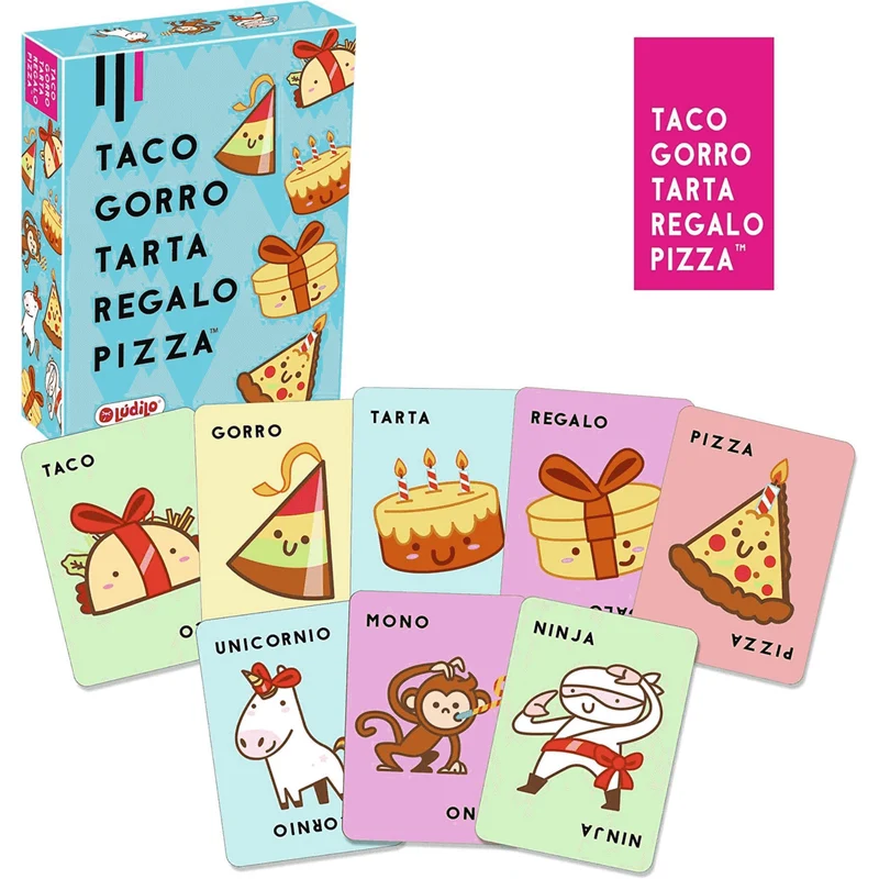 Juego Taco, Gorro, Tarta, Regalo, Pizza