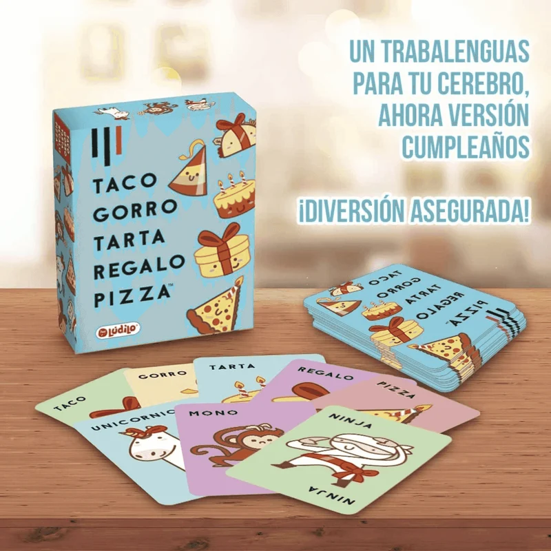 Juego Taco, Gorro, Tarta, Regalo, Pizza