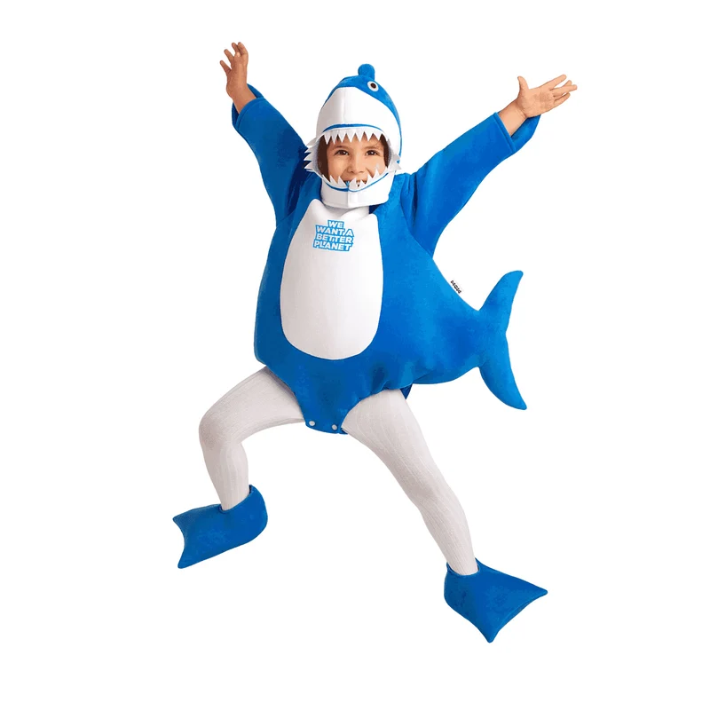 Disfraz de Bebé tiburón azul 12-24 meses bebé