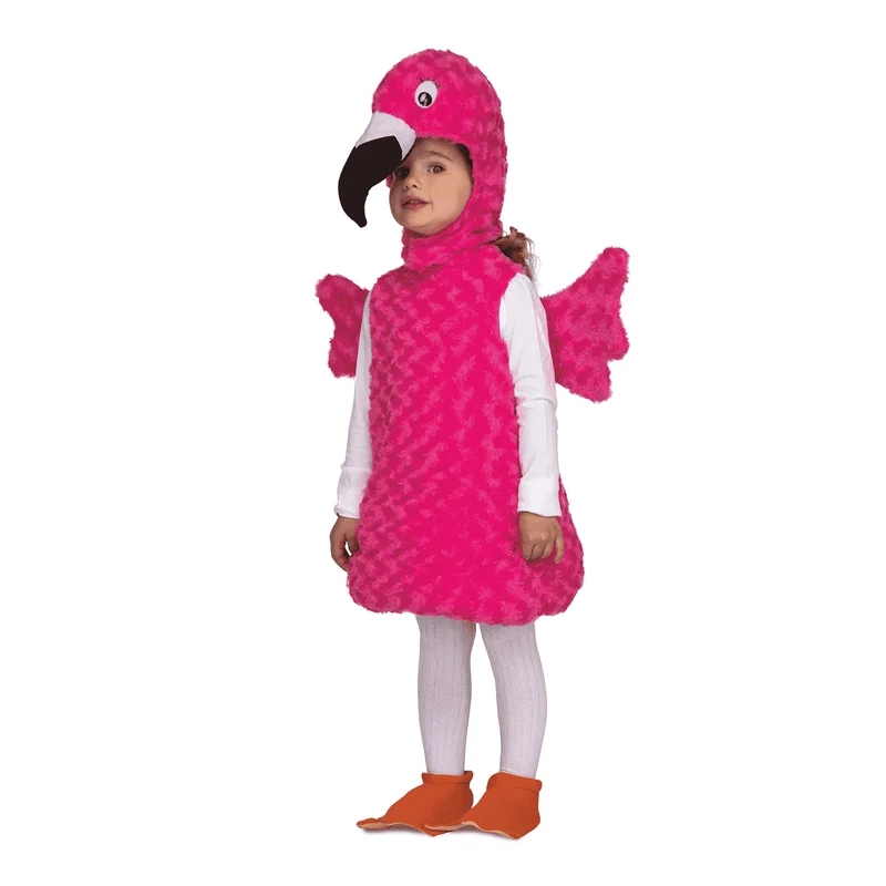 Disfraz de Flamenco peluche 5-6 años infantil