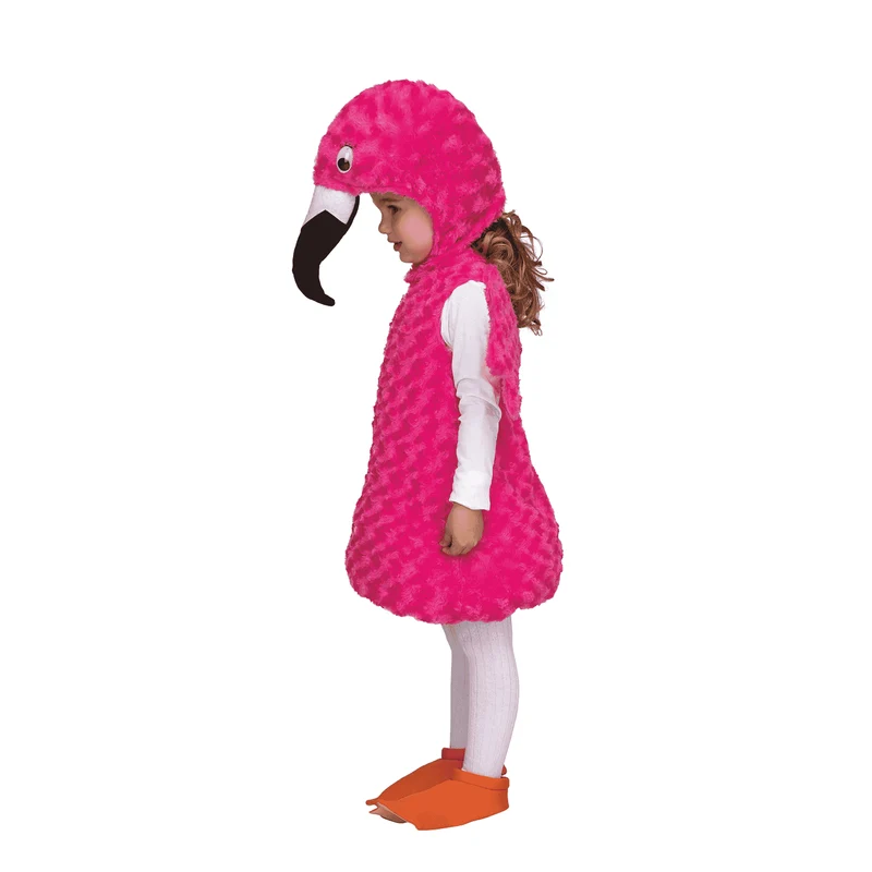 Disfraz de Flamenco peluche 5-6 años infantil