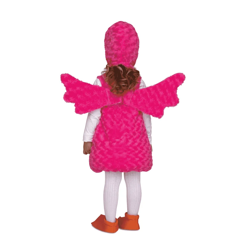 Disfraz de Flamenco peluche 5-6 años infantil