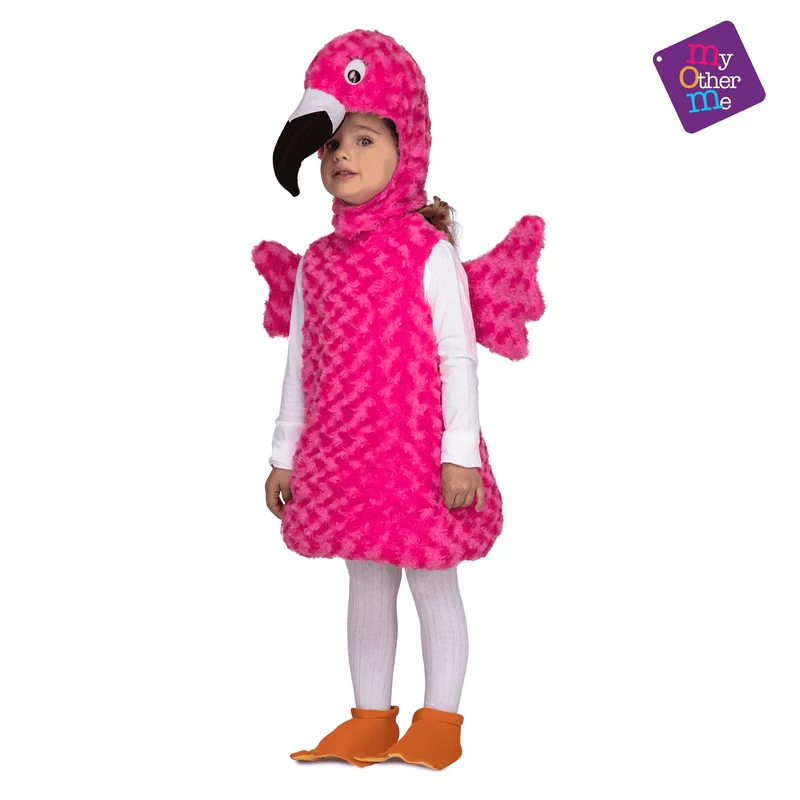 Disfraz de Flamenco peluche 5-6 años infantil