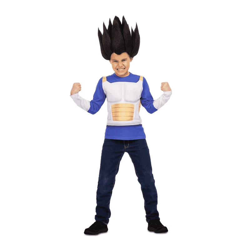 Disfraz de Vegeta t-shirt 6-8 años infantil