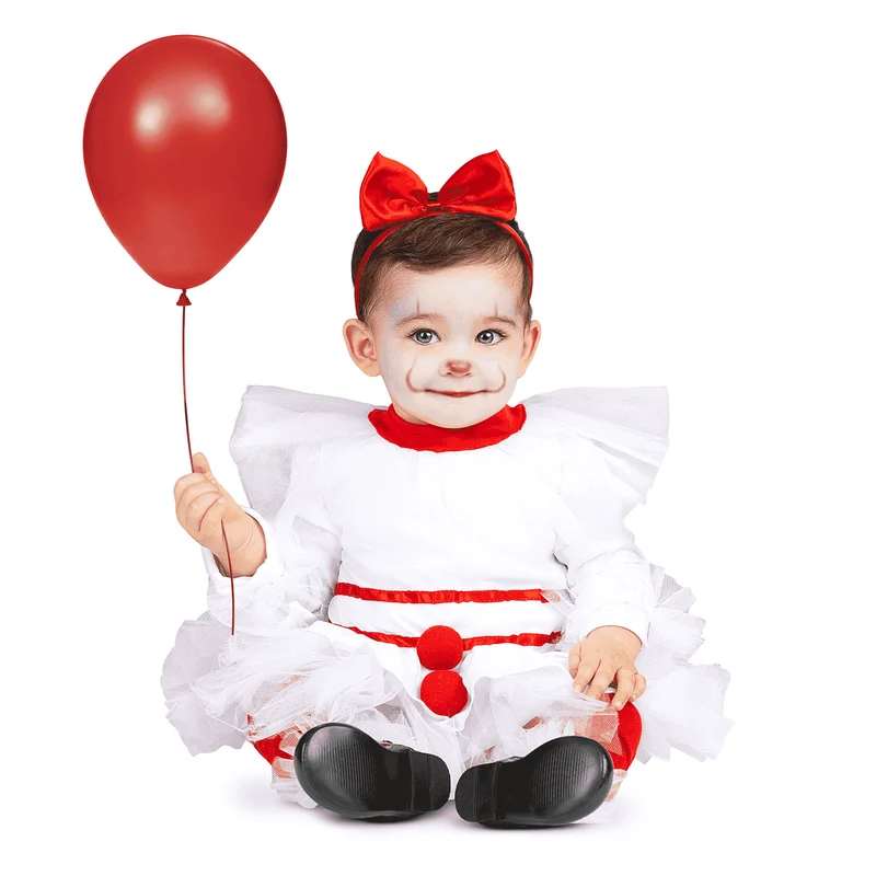 Disfraz de Bebé payaso aterrador 12-24 meses bebé