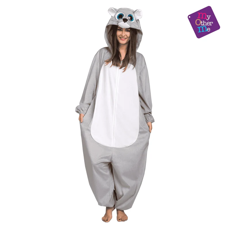 Disfraz de Big eyes oso gris 10-12 años infantil